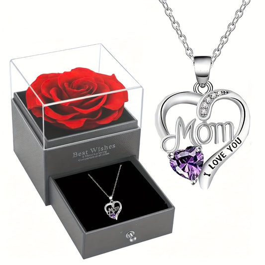 I Love You Mom Necklace