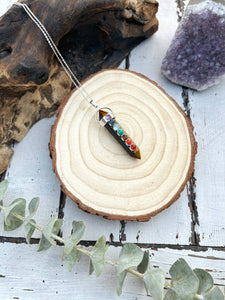 7 Chakra Gemstone Healing Point Necklace