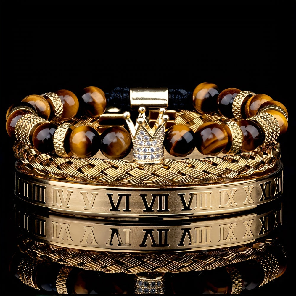 Royal Crown Charm Bracelet