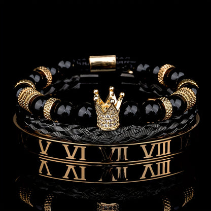 Royal Crown Charm Bracelet