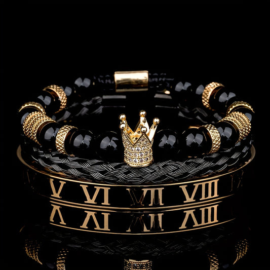 Royal Crown Charm Bracelet