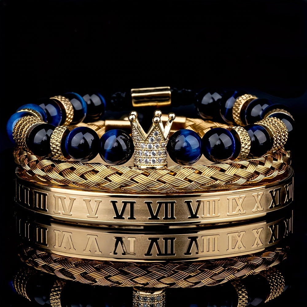 Royal Crown Charm Bracelet