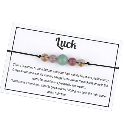 Energy Mantra Bracelets -Luck