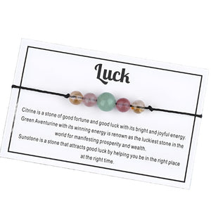 Energy Mantra Bracelets -Luck
