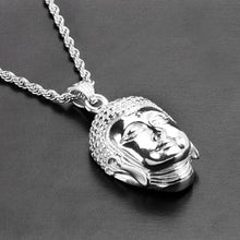 Load image into Gallery viewer, Polished Buddha Stainless Steel Pendant