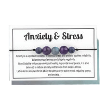 Load image into Gallery viewer, Energy Mantra Bracelets - Anxiety &amp; Stress