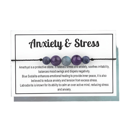 Energy Mantra Bracelets - Anxiety & Stress