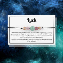 Load image into Gallery viewer, Energy Mantra Bracelets -Luck
