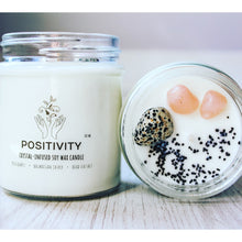 Load image into Gallery viewer, Positivity Crystal Charge Candle | Healing Crystal Candle